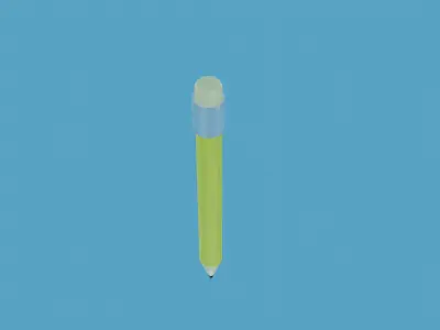 pencil Low-poly 3D model purchase