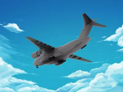 Kawasaki C-2 3D print model