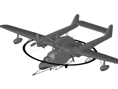 Blohm Voss BV 138 3D model