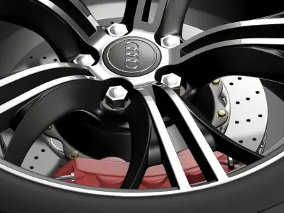 Audi R8 Exclusive wheel 3D model