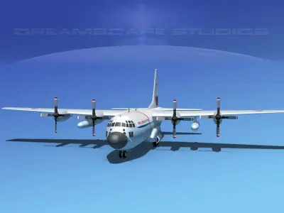 Lockheed C-130 Hercules RAAF 3D model