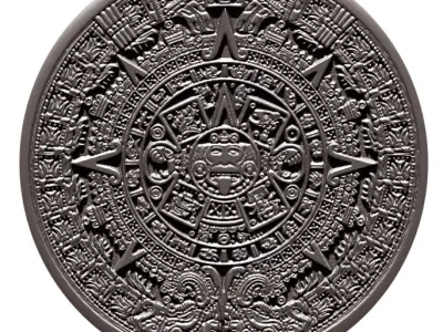Aztec Calendar 3D print model