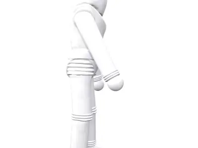 Earth vs Flying Saucers figurine 3D print model