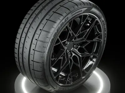 Pirelli Corsa PZC4 275 35 R20 3D model