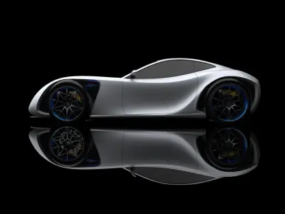 CeGo Raiju Electric Concept Car- a TVR concept 3D model