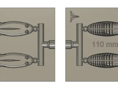 MOLD TFF FROG 3D STL STEP FILE FOR CNC AND 3D PRINT Free 3D print model