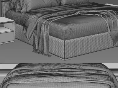 Bardo Bed 3D model