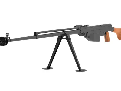 PTRS-41 air rifle 3D model