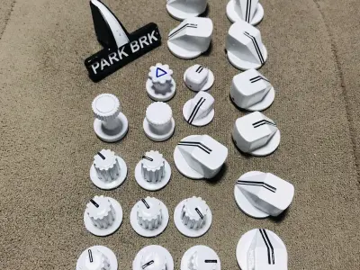 Airbus Knob 3D print model