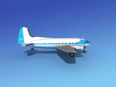 Boeing B307 Stratoliner Corporate 1 3D model