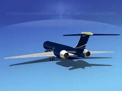 McDonnell Douglas MD-87 Corporate 3 3D model