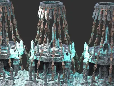 Mount Olympus garden dome 1 3D model