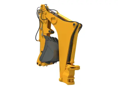 Backhoe Loader Attachment 3D model
