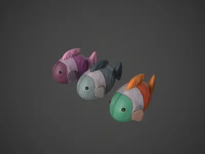 Rag Fish Toys Low-poly 3D model