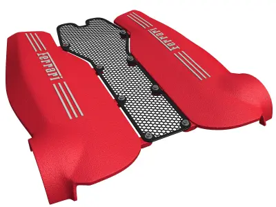 Red Engine Cover 022 3D model