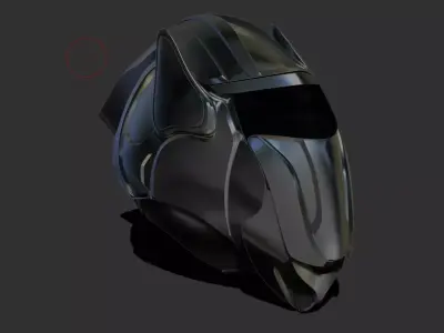 Sci-fi Sport Helmet 3D model