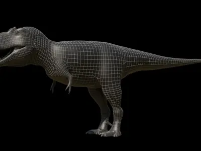 Daspletosaurus torosus Low-poly 3D model