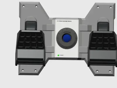 Saitek Rudder Pedals to Cessna Conversion 3D print model