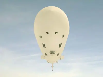 Hindenburg Zeppelin 3D model