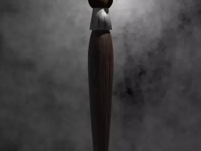 art paintbrush Free 3D model