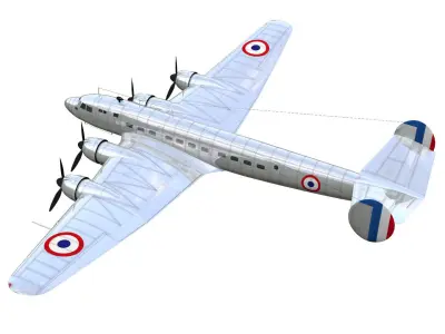 Sud-Est SE161 Languedoc 3D model