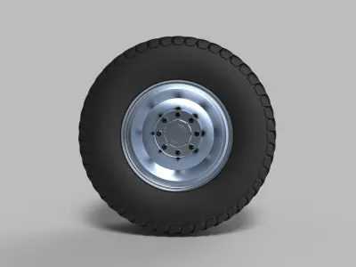 Rear wheel from Pulling tractor 2 3D model