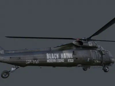 UH-60 Blackhawk 3D model