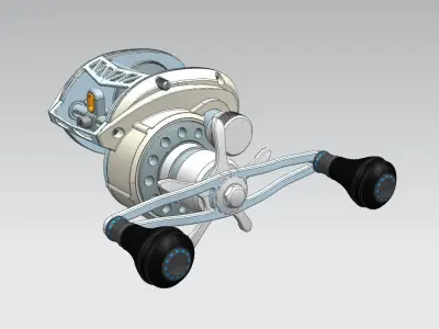 Fishing bate reel 3D model