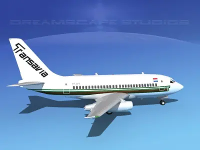 Boeing 737-100 Transavia1 3D model