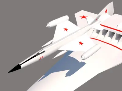 A57 Bartini Low-poly 3D model