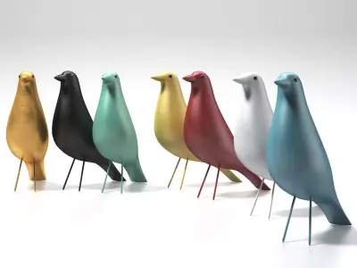 Eames House Bird 3D model