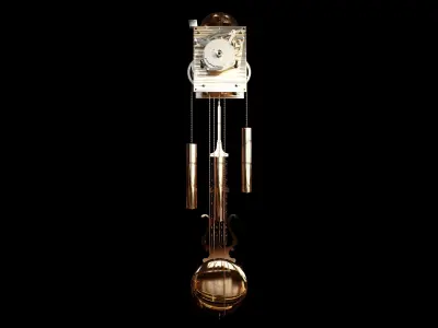 Pendulum Clock Mechanism 3D model