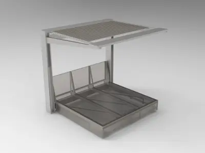 Poolside Bed  Free 3D print model