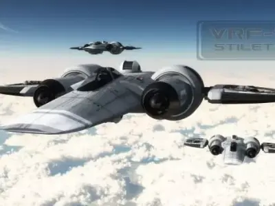 VRF-17 Stiletto 3D model