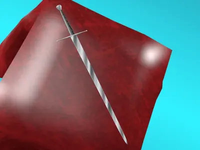 Long Sword Medieval Historical Accurate  Low-poly 3D model