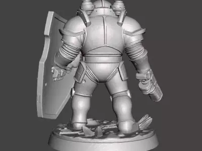 Heavy Strike Armor Guardian STL 3D print model