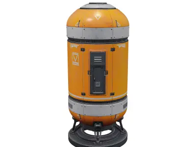 Scifi Capsule 01 3D model