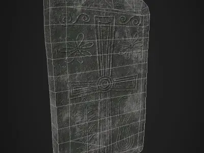 STONE LOW POLY GAME ASSET Low-poly 3D model