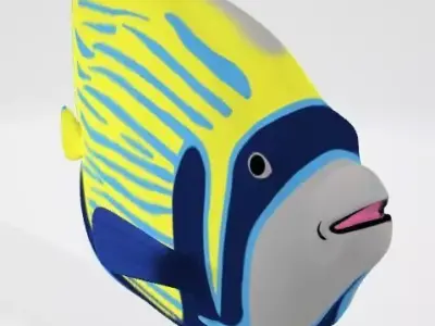 Angel Fish RJ 3D model