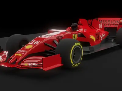 Ferrari SF1000 Free 3D model