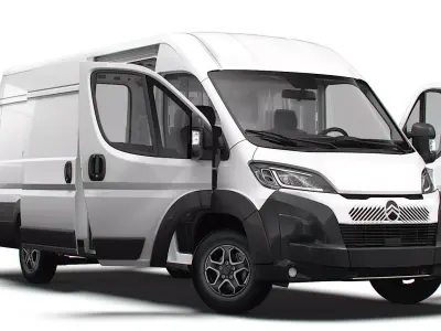 Citroen e Jumper Van L4H2 HQ Interior 2025 3D model