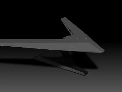 V Shape UFO 3D print model