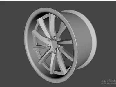 WHEEL BASED on WED KRANZE VISHUNU 3D model