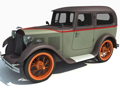 WWII Austin Vehicle 3D model