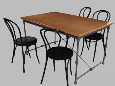 kitchen table Free 3D model