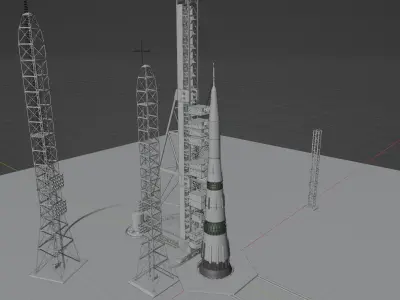 Rocket Launch Site Part 1 3D model