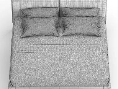Bed Poliform Park Free 3D model