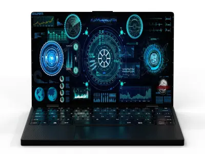 Military Laptop 3D model