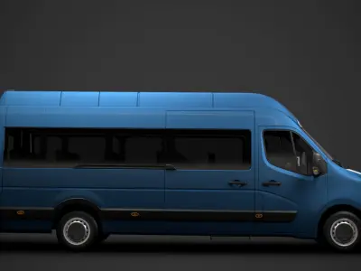 Renault Master L4H3 MiniBus 2020 3D model