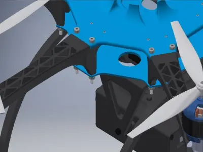 Flycam Drone Assembly  3D model